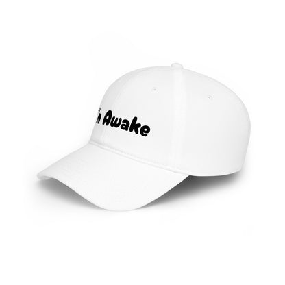 I'm Awake Baseball Cap — Funny Minimalist Low-Profile Hat